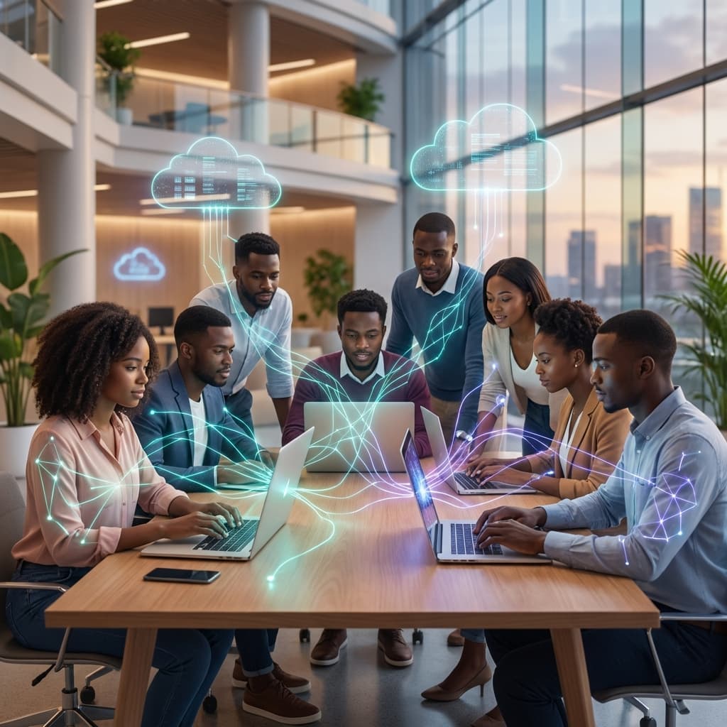 Students learning